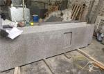 Silver Grey Granite Prefab Stone Countertops Bar Top Easy Cleaning