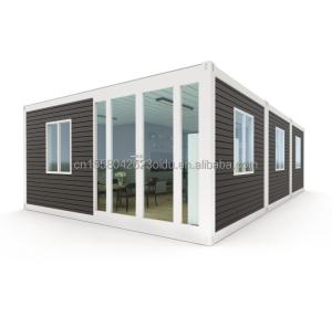 Wholesale Container Houses Modern Design for Quick and Affordable Assembly of 3 Rooms 2 Bathrooms Prefabricated House from china suppliers