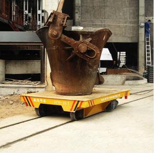 Wholesale Steel 25T Ladle Transfer Cart For Heavy Industry 1 - 300 Ton Load Capacity from china suppliers
