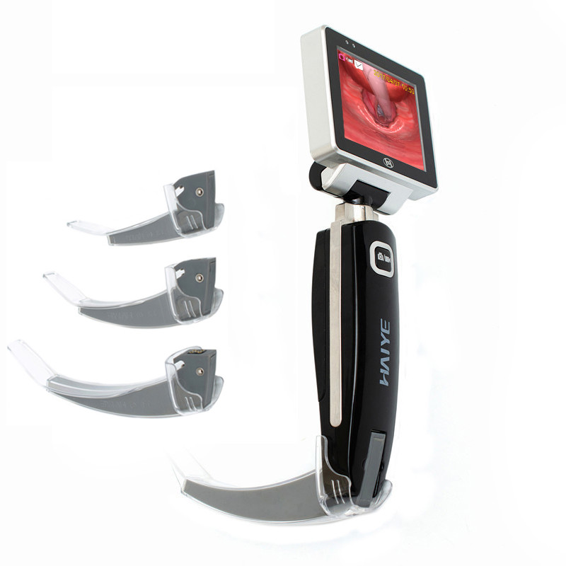 CE Medical Portable Anesthesia Video Laryngoscope For Adults Children Infants