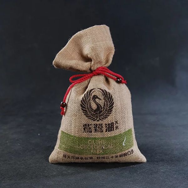 Reusable Cotton Drawstring Bags Bulk / Economical Plain Canvas Drawstring Bags