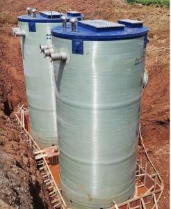 Wholesale FRP Prefabricated Integrated Submersible Pump Station Sewage Treatment Intelligent from china suppliers