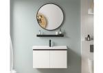 Wall Mounted Wash Basin Vanity Cabinet Waterproof For Bathroom