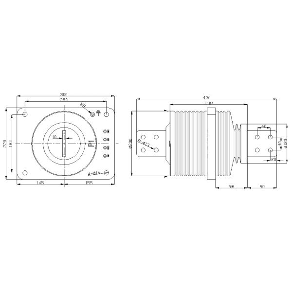 Type Test 12kv Indoor Single-Phrase MV Current Transformer Epoxy Resin Type