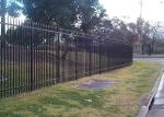 Security Steel Tube Fence Panels , Galvanised Tubular Fencing With 25mm Tube