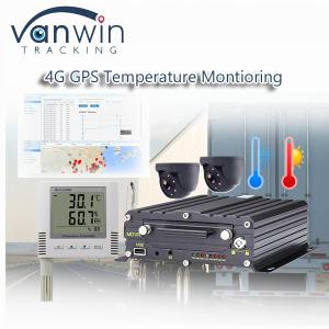 Wholesale Wireless 4CH 4G GPS Video Recorder Temperature Monitoring For Refrigerated Vehicles from china suppliers