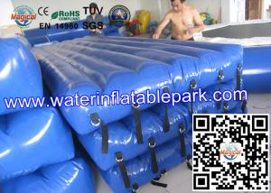 China Beach Inflatable Water Park Play Mat / PVC Inflatable Floating Water Mattress on sale