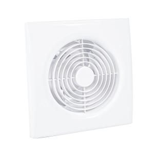 Wholesale 240V 6&quot; 8&quot; 10&quot; 12&quot; Plastic Metal Back Square Bathroom Exhaust Fan For Wall Mounting from china suppliers