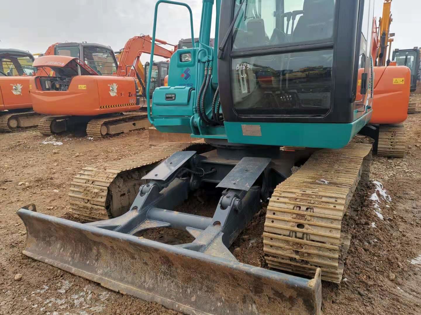Japan Kubota Engine SUNWARD SWE90E Used Excavator Equipment