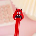 Funny Cute Halloween Signature Pen 0.5mm Black Ink Gift Monster Gel Pen For