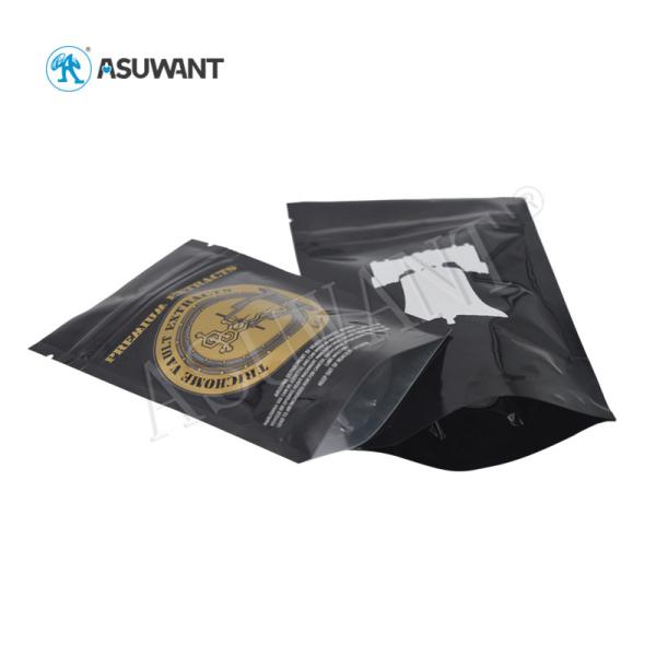 Washable Heat Seal Clear Mylar Smell Proof Zipper Bags Packaging Gravure