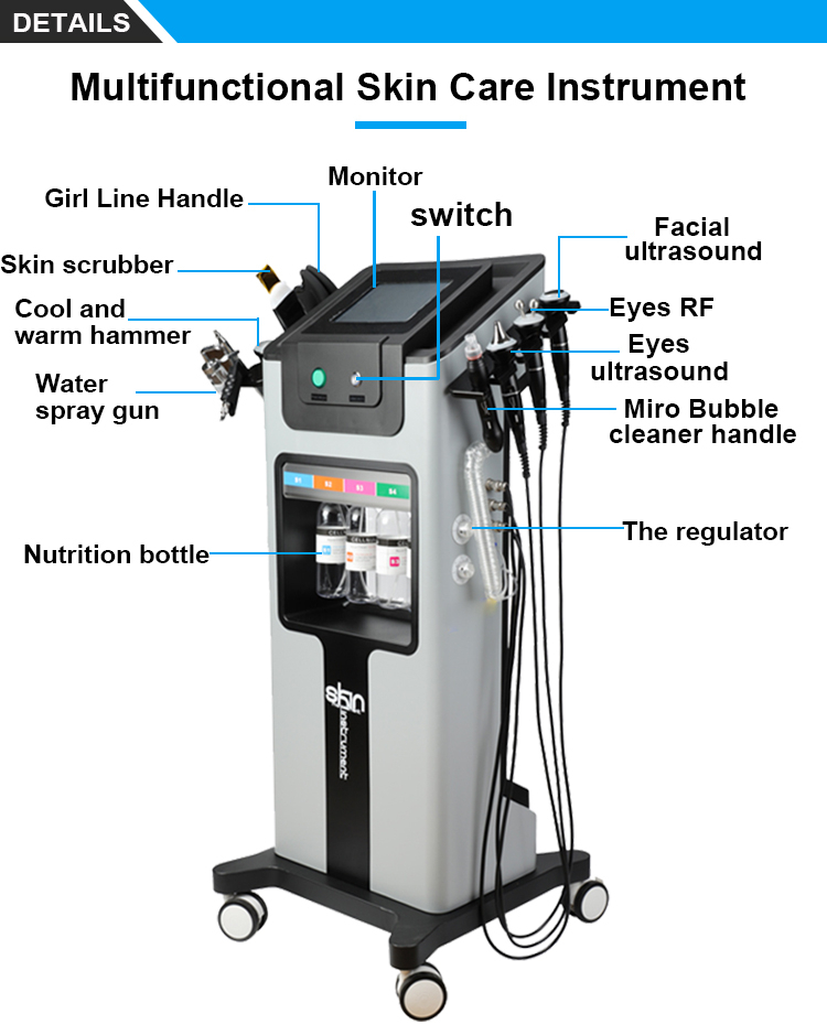 Diamond Peeling Water Oxygen Facial Machine Microdermabrasion Aqua Skin Care Beauty Equipment
