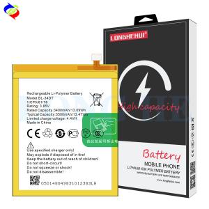 Wholesale Tecno Phantom 9 Mobile Phone Battery 3500mAh BL-34DT Rechargeable Batteries OEM/ODM from china suppliers
