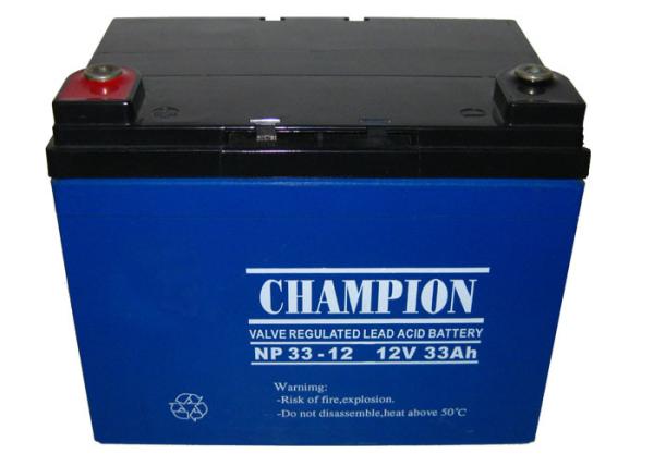 China Champion Battery 12V33Ah NP33-12 Lead Acid AGM Battery VRLA Battery, SLA