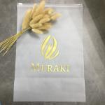 Zipper Printed Garment Plastic Packaging Bags Self Sealing OPP Material 32x22cm