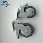Heavy Duty TPR Rubber Medical Caster Wheels Trolley Furniture Replacement