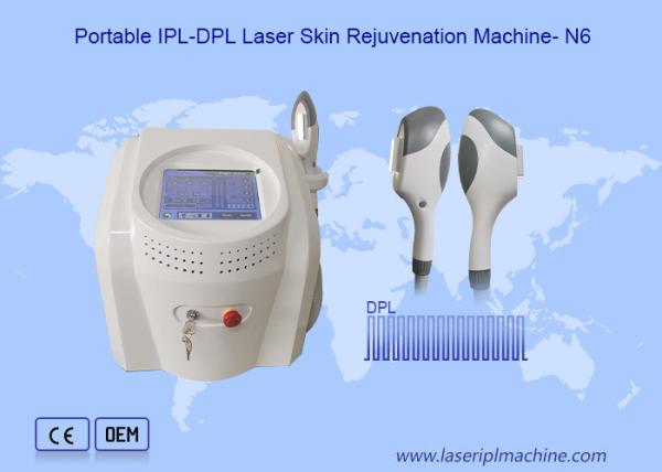 Portable Semiconductor Ipl Beauty Machine Hair Removal Skin Rejuvenation White
