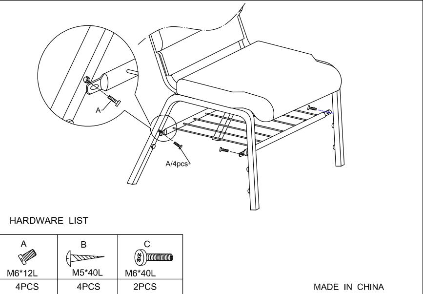 Metal Stackable Padded Connecting Modern Church Chair For Theater