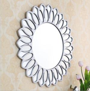 Wholesale Art Deco Round Bevelled Glass Wall Mirror For Bedroom Lounge Bathroom from china suppliers