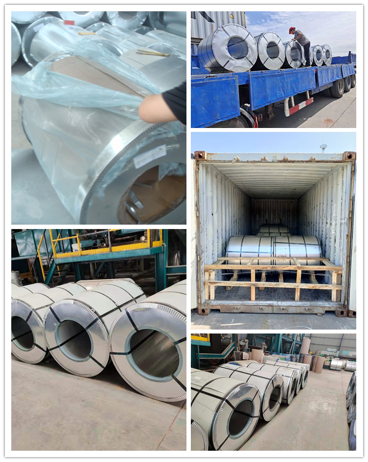 ASTM A653 GL Zinc Coated Metal Sheets with EN 10142 Standard Hot Rolled Based Galvanized Steel Coils