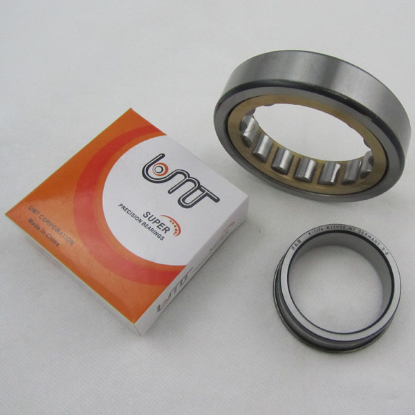 FAG replacement NU205EM single row spherical roller bearing with brass steel retianer