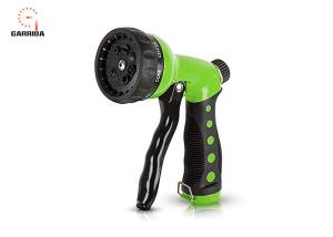 Wholesale Durable Outdoor Garden Tools Heavy Duty Hose Spray Gun Grip 8 Different Spray Patterns from china suppliers