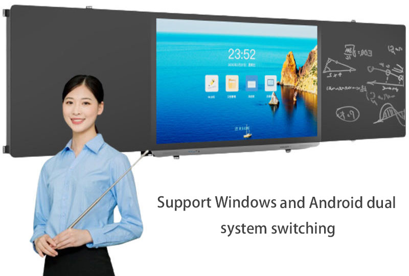 86 Inch Smart Intelligent Blackboard Interconnected Interactive Whiteboard Solution 2