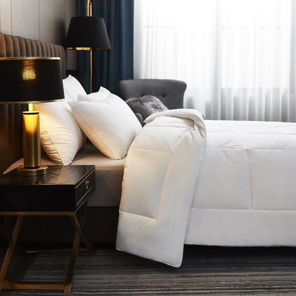 Pure Cotton Hotel Duvet Cover Inflatable All Season With Plain Style