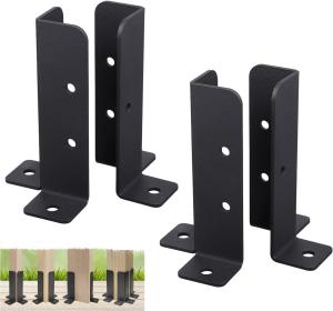 Wholesale Wood Fence Pergola Post Base Brackets Adjustable Fit 1.5x1.5 2x2 2x4 4x4 Post from china suppliers