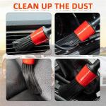 Nature Pig Hair Bristle Car Detailing Brush 5 Pcs 110g