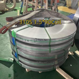 Wholesale 310S DIN1.4845 Stainless Steel Coil 2B Finished Cold Rolled 1.5mm 90mm Width For High Temperature from china suppliers