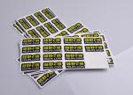 Print custom 3m strong adhesive light reflective vinyl die cut sheet sticker