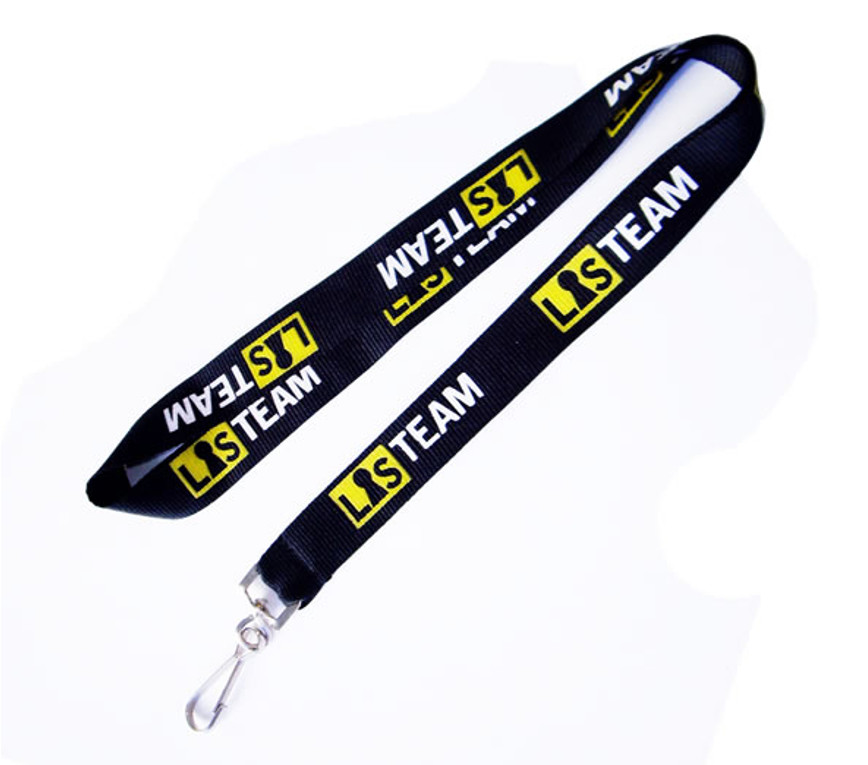 Polyester Double Bulldog Clip Lanyards Promotional Customised Lanyard Card Holder
