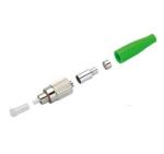 Yellow LSZH cable D4 Fiber Optics Connector With Nickel Plated Brass