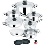 Different Piece Non Stick Cookware Set Wholesale 25pcs 30pcs Stainless Steel Pot