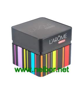 Wholesale square shape luxury tinplate packaging box for facial mask from china suppliers