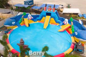 Wholesale Commercial Inflatable Water Park Playground Commercial Water Park With Blower from china suppliers