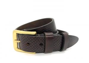 Wholesale 4.0CM Embossed Snake Leather Belt For Boy With Classic Pin Buckle from china suppliers