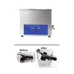 Commercial 3.2L Pistol Ultrasonic Cleaner With 100W Ultrasonic Power