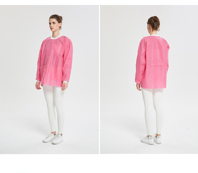 High Quality Laboratory Chemical Medical Uniforms Nurse Fashion Hospital Disposable Lab Jackets