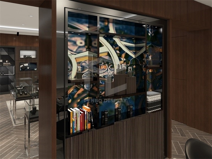 Custom Interior Watch Display Showcase For retail store