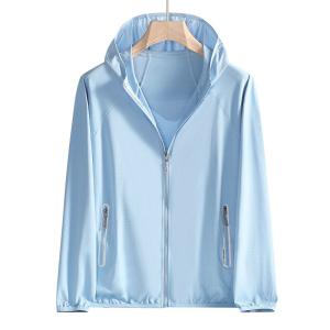 Wholesale Temperament Slim Outdoor Windbreaker Jacket 6XL 7XL 8XL Lightweight UV Hoodie from china suppliers