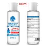 100ML 75% Alcohol Anti Bacterial Hand Sanitiser Gel CE FDA For Adults / Children
