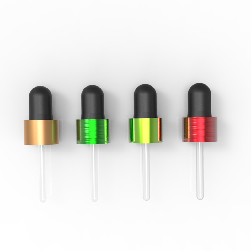 Plastic Cap 18mm 20mm 24mm Dropper for Industrial Cosmetic Glass Essential Oil Bottle