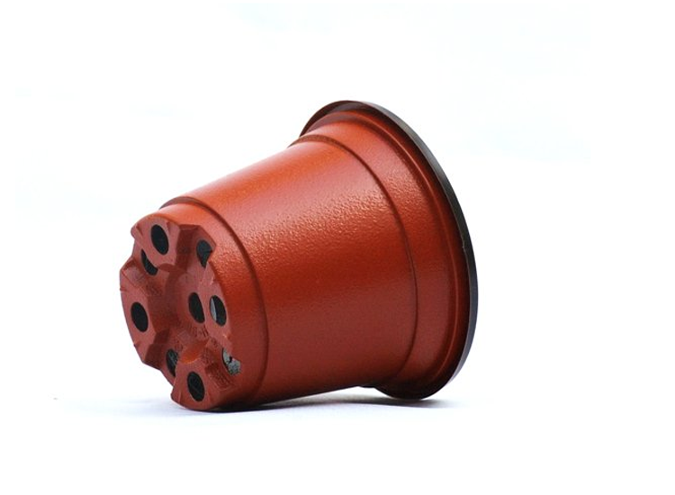 Double color plastic nursery pot