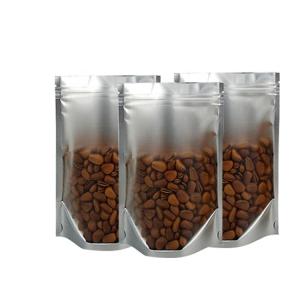 Wholesale MOPP Clear Front Laminated Food Packaging Transparent Zipper Stand Up Pouches from china suppliers