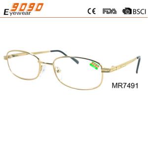 Wholesale latest classic fashion reading glasses with stainless steel, suitable for men and women from china suppliers