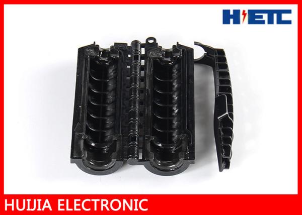 Black Fireproof Fiber Optic Closure , 1/2 In Jumper Cable Base Splice Closure