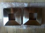 304 316 Stainless Steel Square Stair Railing Post Base Cover High Temperature