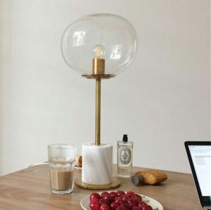 Wholesale Nordic Marble Table Lamp Modern Glass Table Lamp For Living Room Bedroom(WH-MTB-96) from china suppliers